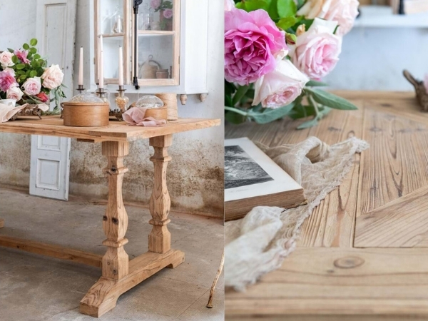 Runder Tisch Zedernholz &ndash; Charme de Provence