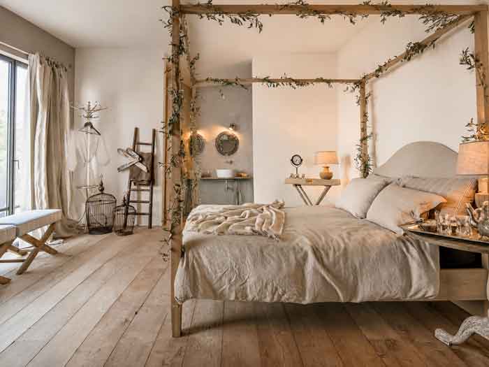Das Schlafzimmer in Eiche