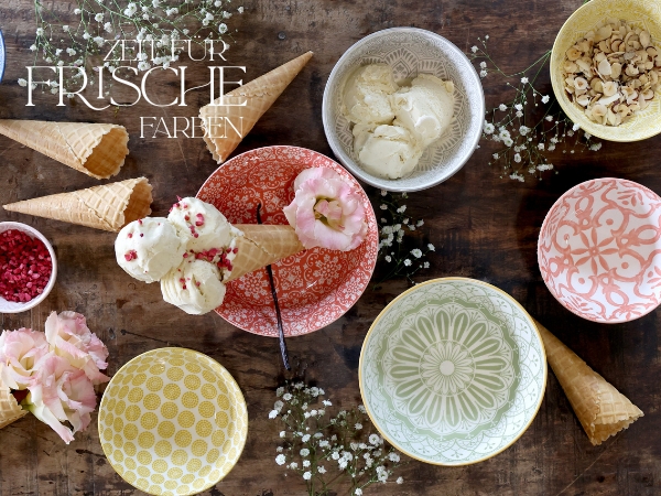 Apr&eacute;s Schalen Detail &ndash; Charme de Provence