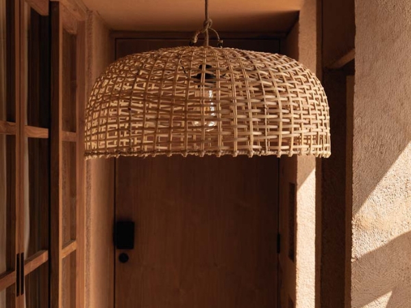 Seegras Pouf Huge Ø 100 cm &mdash; Charme de Provence