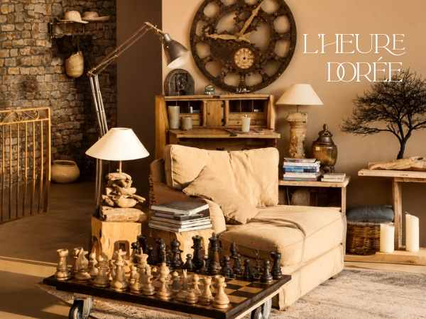 L&rsquo;Heure Dor&eacute;e &ndash; einrichten in Safran und Amber