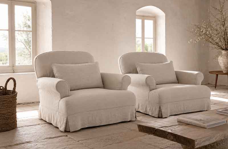 ► Sofa Bari Detailansicht Arm